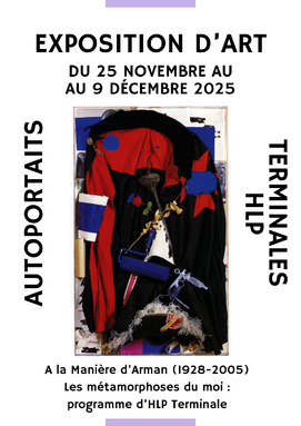 Affiche exposition art cubisme simple violet.png